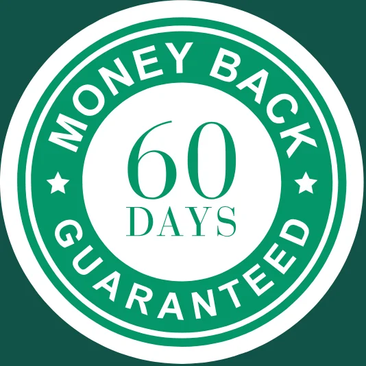 Trimoryn Money Back Guarantee Seal